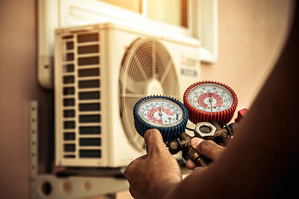 Professional Hvac Maintenance technician working in Hummelstown, PA